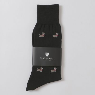 ＜BLACK LABEL CRESTBRIDGE (Men)＞コーギーランダムソックス
