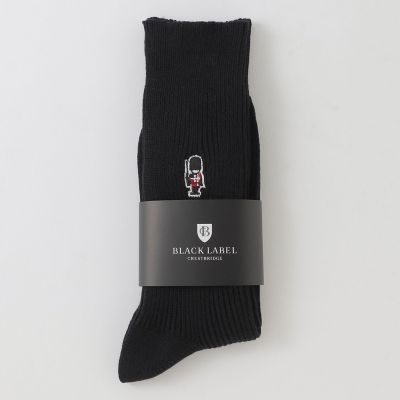 ＜BLACK LABEL CRESTBRIDGE (Men)＞ワンポイントガーズマンウォームソックス
