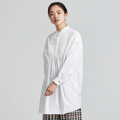 ホワイトコンビネーション ボザムチュニックシャツ | ファッション・服