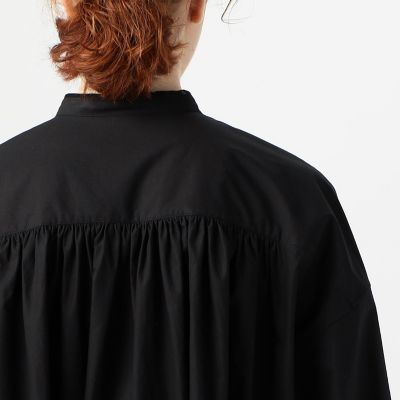 ブラックコンビネーション　ボザムチュニックシャツ