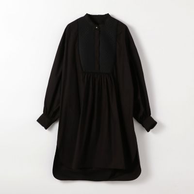 ブラックコンビネーション　ボザムチュニックシャツ