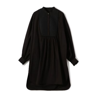 ブラックコンビネーション　ボザムチュニックシャツ