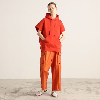 フレンチテリー　フーデッドプルオーバー