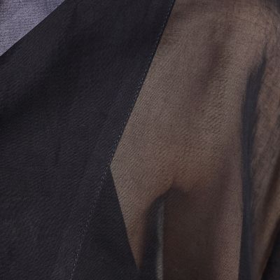 ルコットンオーガンジー　セーラーカラーブラウス