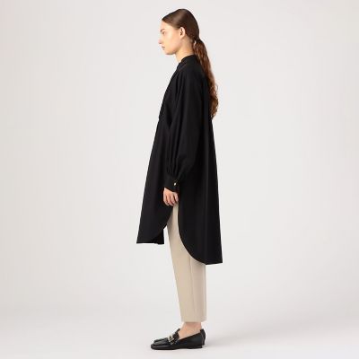 ブラックコンビネーション　モールボザムチュニックシャツ
