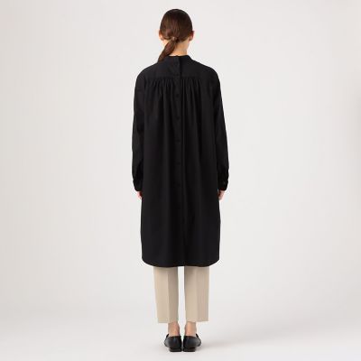 ブラックコンビネーション　モールボザムチュニックシャツ