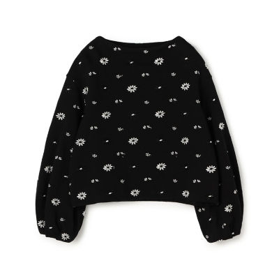 ＜maison TOMORROWLAND＞フレンチテリーエンブロイダリー　ボートネックプルオーバー