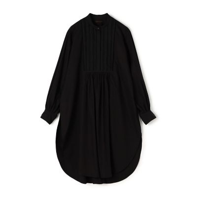 ＜maison TOMORROWLAND＞ブラックコンビネーション　ボザムロングブラウス