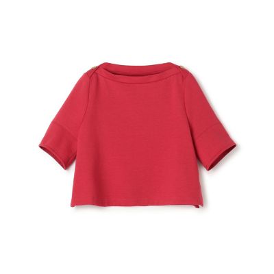 maison TOMORROWLAND/メゾン トゥモローランド ナップコットン ボートネックプルオーバー