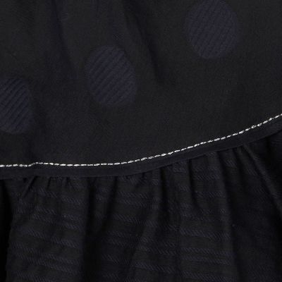 テクスチャーコンビ　サーキュラースリーブブラウス