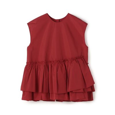 ポリエステルシルクタフタ　ティアードチュチュ