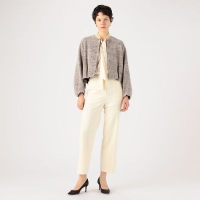 ファンシーニット ライトブルゾン | maison TOMORROWLAND/メゾン