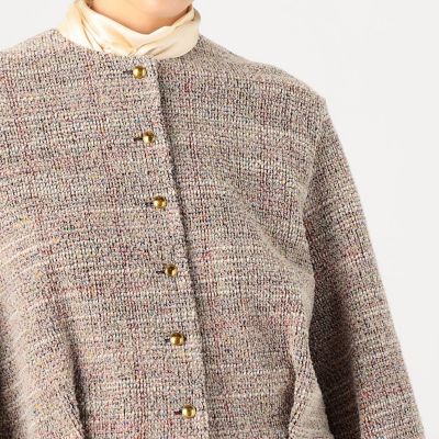 ファンシーニット ライトブルゾン | maison TOMORROWLAND/メゾン