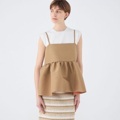 トゥモローランドコレクション　コットンリネンリバー　キャミソールチュチュ コットンリネンリバー キャミソールチュチュ | maison TOMORROWLAND