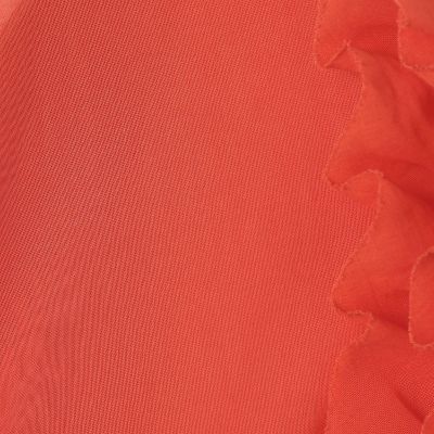 ルコットンオーガンジー　ジップアップブラウス