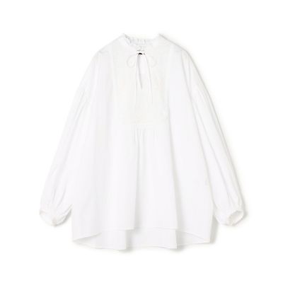 タグ付未使用☆トゥモローランド ホワイトコンビネーション ボザムチュニックシャツ セール】 ホワイトコンビネーション ボザムチュニックシャツ