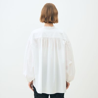 ホワイトコンビネーション ボザムチュニックブラウス | maison