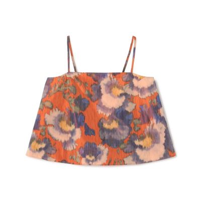 ＜maison TOMORROWLAND＞ヴァーミリオンプリント　トラペーズキャミソール