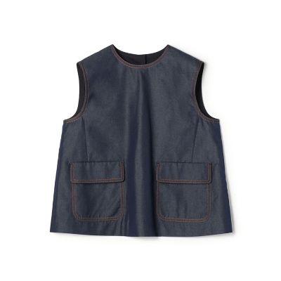 ＜maison TOMORROWLAND＞コットンシルクデニム　ポケットプルオーバー