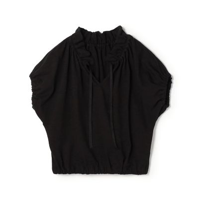 ＜maison TOMORROWLAND＞スラブジャージー　ドローストリングプルオーバー