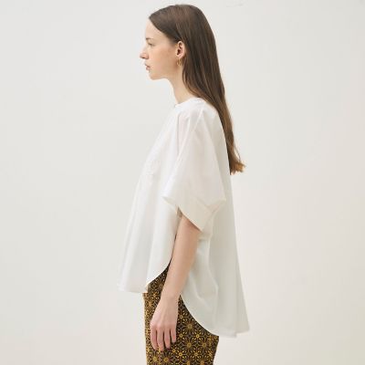 TOMORROWLAND コットンコンビネーション オーバーブラウス コットンコンビネーション オーバーブラウス | maison TOMORROWLAND