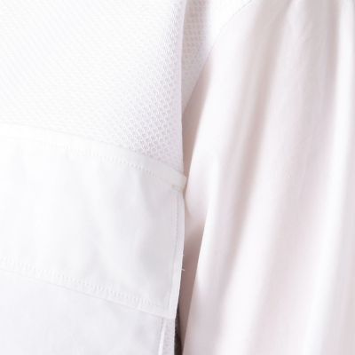 コットン　キーネックブラウス