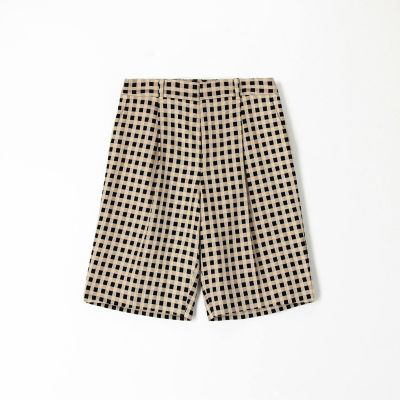 トゥモローランド　コットンドビーシェパードチェック ハーフパンツ コットンドビーシェパードチェック ハーフパンツ | maison