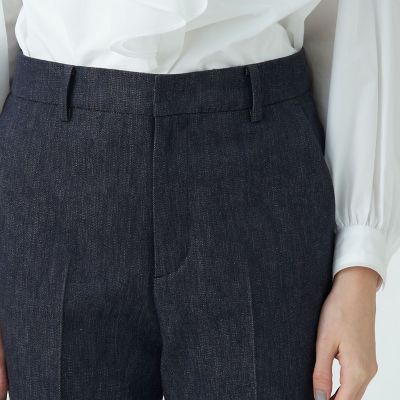 ウィンターデニム　テーパードパンツ