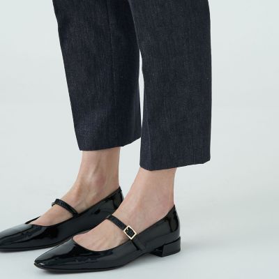 ウィンターデニム　テーパードパンツ