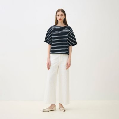 ブロッサムエンブロイダリー ストレートパンツ | maison TOMORROWLAND