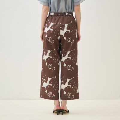 予約商品6月下旬以降順次お届け】ジュアンフルール ストレートパンツ
