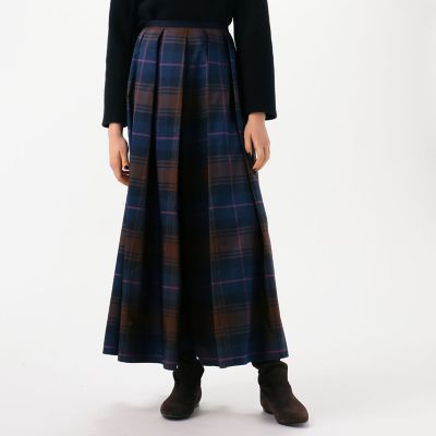 TOMORROWLAND シルク リネン タータンチェック ダブル TOMORROWLAND シルク リネン タータンチェック ダブル