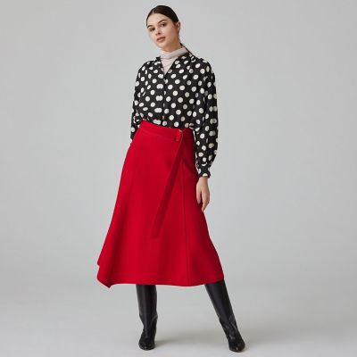 リングニット アシンメトリーフレアスカート | maison TOMORROWLAND