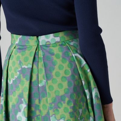 フロッシュドット　タックフレアスカート