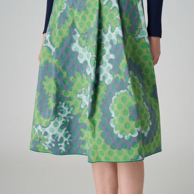 フロッシュドット　タックフレアスカート