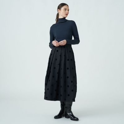 モールドットジャカード バレルスカート | maison TOMORROWLAND/メゾン