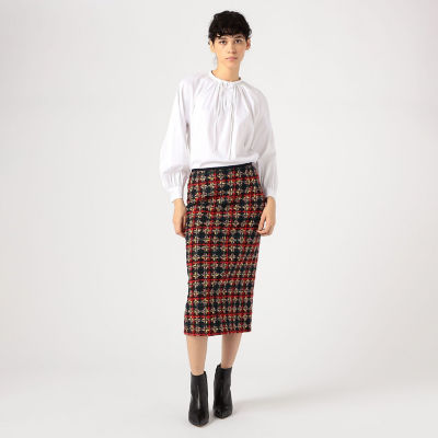 トゥモローランド★ロイヤルファンシーツイード タイトミディスカート ロイヤルファンシーツイード タイトミディスカート | maison