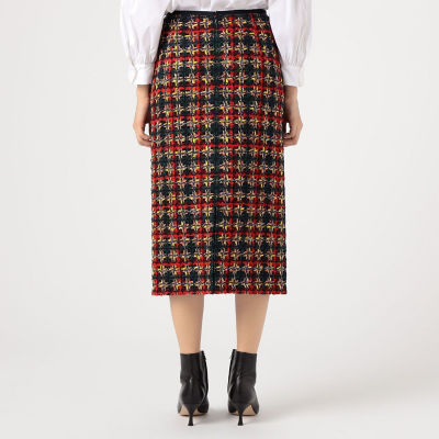 トゥモローランド★ロイヤルファンシーツイード タイトミディスカート ロイヤルファンシーツイード タイトミディスカート | maison