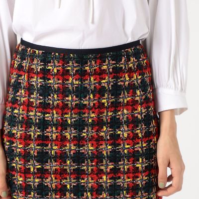 トゥモローランド★ロイヤルファンシーツイード タイトミディスカート ロイヤルファンシーツイード タイトミディスカート | maison