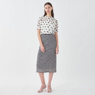 クロッシュトリコット　タイトストレートスカート