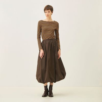 【美品】トゥモローランド　ポリステルシルクタフタ バルーンスカート34 ポリステルシルクタフタ バルーンスカート | maison TOMORROWLAND