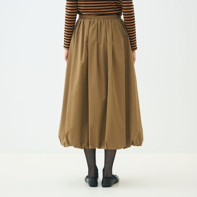 美品 DRIES VAN NOTEN リネンポリエステル タックバルーンスカート 美品 DRIES VAN NOTEN リネンポリエステル タックバルーン