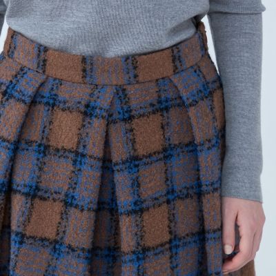 ループチェック　バレルスカート