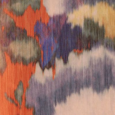 ヴァーミリオンプリント タックスイングスカート | maison