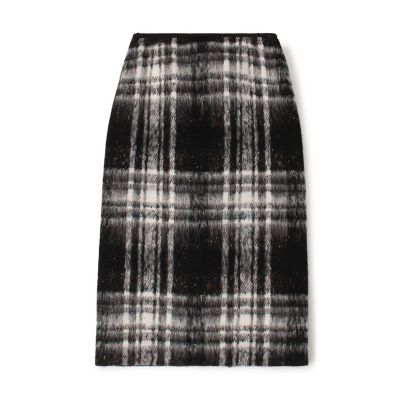 美品＊TOMORROWLANDコレクション＊ベーロンチェックサーキュラースカート 美品＊TOMORROWLANDコレクション＊ベーロンチェックサーキュラー