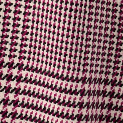 ウールラズベリーグレンチェック Vネックワンピース | maison