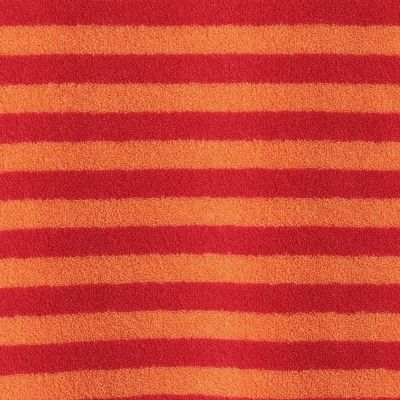 【予約商品６月下旬以降順次お届け】パイルボーダー　スリーブレスワンピース