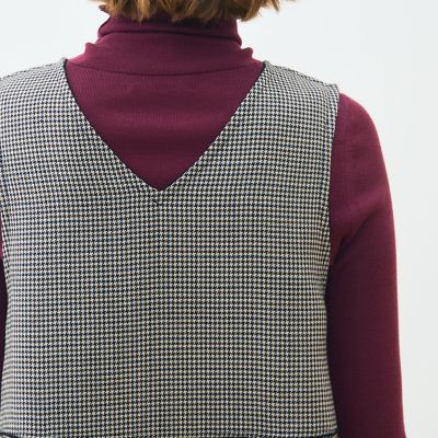 ガンクラブトゥースリバー 4－wayコクーンワンピース | maison