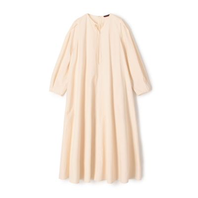 ＜maison TOMORROWLAND＞ライトモールスキン　フレアワンピース