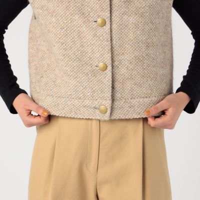 TOMORROWLAND エシェルファンシー 2-wayハイネックジレ エシェルファンシー 2－wayハイネックジレ | maison